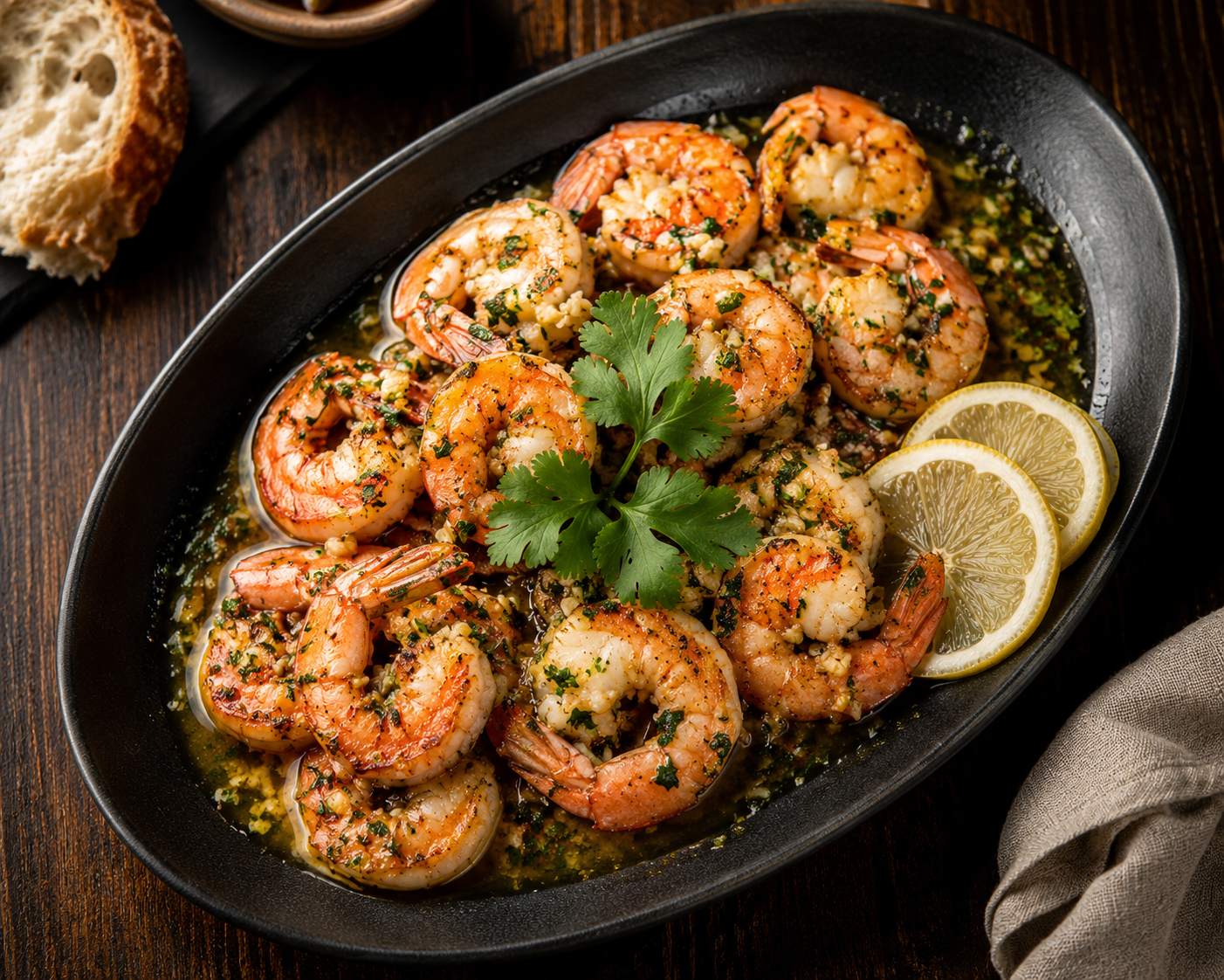 Camarones al Ajillo